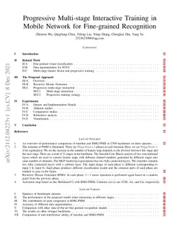 Progressive Multi-stage Interactive Training in Mobile Network for
  Fine-grained Recognition