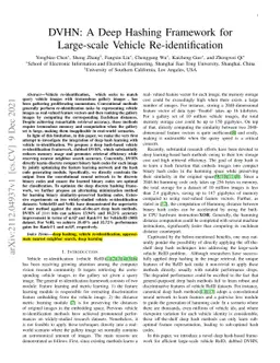 DVHN: A Deep Hashing Framework for Large-scale Vehicle Re-identification