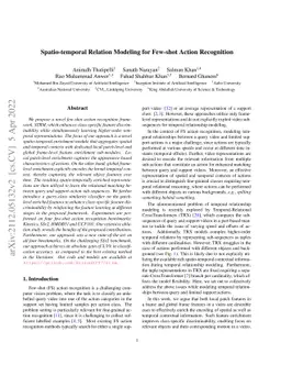 Spatio-temporal Relation Modeling for Few-shot Action Recognition