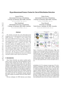 Hyperdimensional Feature Fusion for Out-Of-Distribution Detection