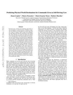 Predicting Physical World Destinations for Commands Given to
  Self-Driving Cars