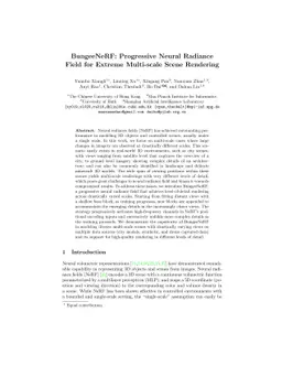 BungeeNeRF: Progressive Neural Radiance Field for Extreme Multi-scale
  Scene Rendering