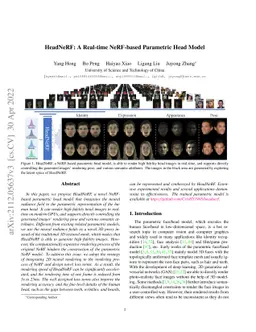 HeadNeRF: A Real-time NeRF-based Parametric Head Model