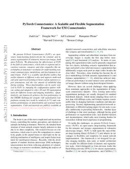 PyTorch Connectomics: A Scalable and Flexible Segmentation Framework for
  EM Connectomics