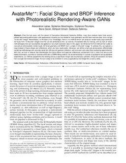 AvatarMe++: Facial Shape and BRDF Inference with Photorealistic
  Rendering-Aware GANs