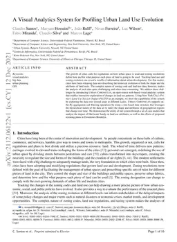A Visual Analytics System for Profiling Urban Land Use Evolution
