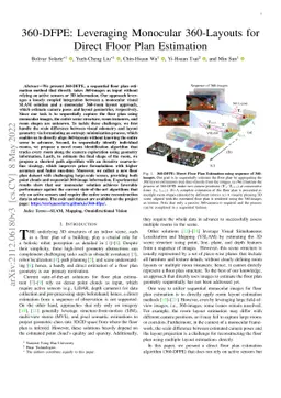 360-DFPE: Leveraging Monocular 360-Layouts for Direct Floor Plan
  Estimation