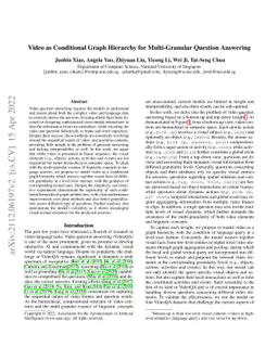 Video as Conditional Graph Hierarchy for Multi-Granular Question
  Answering