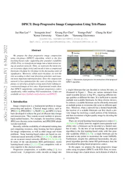 DPICT: Deep Progressive Image Compression Using Trit-Planes