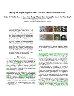 Makeup216: Logo Recognition with Adversarial Attention Representations