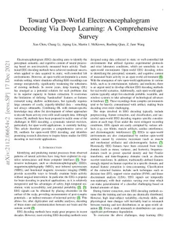 Toward Open-World Electroencephalogram Decoding Via Deep Learning: A
  Comprehensive Survey