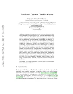 Tree-Based Dynamic Classifier Chains