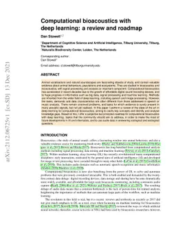 Computational bioacoustics with deep learning: a review and roadmap