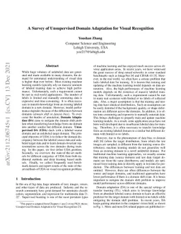 A Survey of Unsupervised Domain Adaptation for Visual Recognition