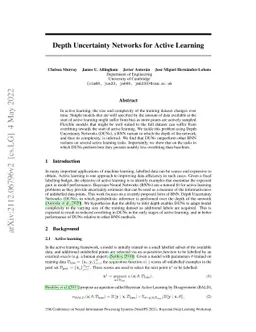 Depth Uncertainty Networks for Active Learning