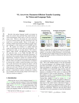 VL-Adapter: Parameter-Efficient Transfer Learning for
  Vision-and-Language Tasks