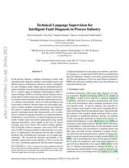 Technical Language Supervision for Intelligent Fault Diagnosis in
  Process Industry
