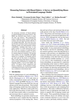 Measuring Fairness with Biased Rulers: A Survey on Quantifying Biases in
  Pretrained Language Models