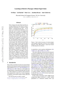 Learning to Retrieve Passages without Supervision