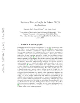 Review of Factor Graphs for Robust GNSS Applications