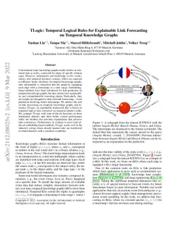 TLogic: Temporal Logical Rules for Explainable Link Forecasting on
  Temporal Knowledge Graphs