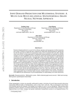 Joint Demand Prediction for Multimodal Systems: A Multi-task
  Multi-relational Spatiotemporal Graph Neural Network Approach