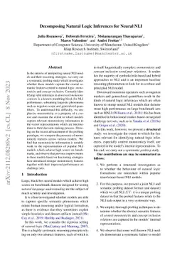 Decomposing Natural Logic Inferences in Neural NLI