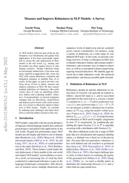 Measure and Improve Robustness in NLP Models: A Survey