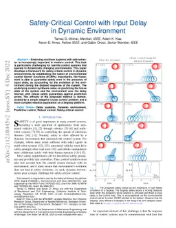 Safety-Critical Control with Input Delay in Dynamic Environment