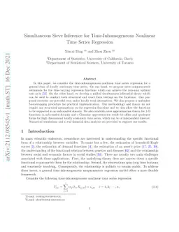 Simultaneous Sieve Inference for Time-Inhomogeneous Nonlinear Time
  Series Regression