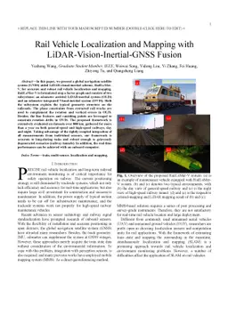 Rail Vehicle Localization and Mapping with LiDAR-Vision-Inertial-GNSS
  Fusion