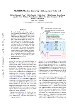 QuALITY: Question Answering with Long Input Texts, Yes!