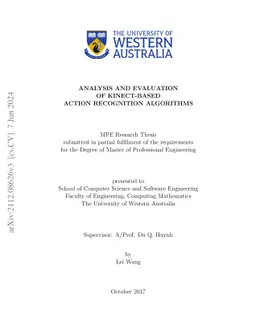 Analysis and Evaluation of Kinect-based Action Recognition Algorithms
