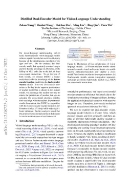 Distilled Dual-Encoder Model for Vision-Language Understanding