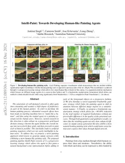 Intelli-Paint: Towards Developing Human-like Painting Agents