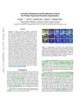 Activation Modulation and Recalibration Scheme for Weakly Supervised
  Semantic Segmentation