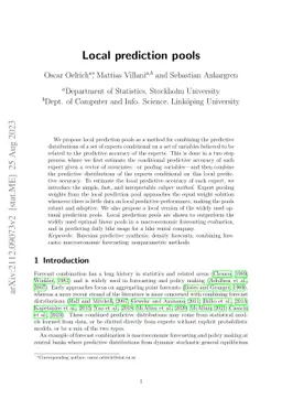 Local Prediction Pools