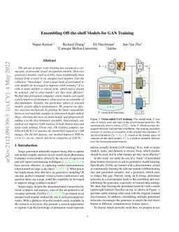 Ensembling Off-the-shelf Models for GAN Training