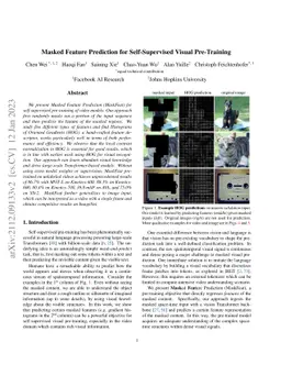 Masked Feature Prediction for Self-Supervised Visual Pre-Training