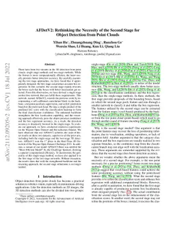 AFDetV2: Rethinking the Necessity of the Second Stage for Object
  Detection from Point Clouds