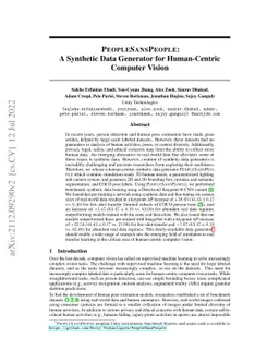 PeopleSansPeople: A Synthetic Data Generator for Human-Centric Computer
  Vision