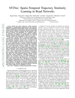 Deep Spatially and Temporally Aware Similarity Computation for Road
  Network Constrained Trajectories