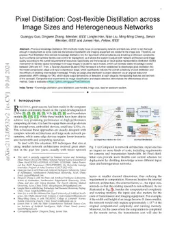 Pixel Distillation: A New Knowledge Distillation Scheme for
  Low-Resolution Image Recognition