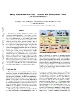Query Adaptive Few-Shot Object Detection with Heterogeneous Graph
  Convolutional Networks