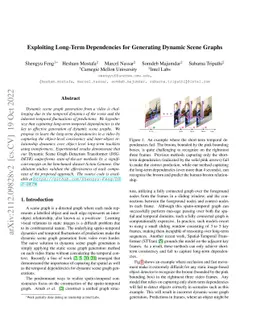 Exploiting Long-Term Dependencies for Generating Dynamic Scene Graphs
