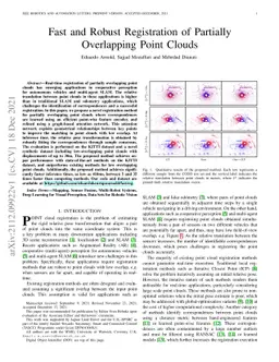 Fast and Robust Registration of Partially Overlapping Point Clouds