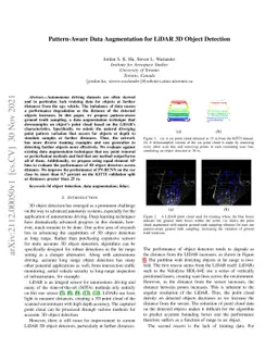 Pattern-Aware Data Augmentation for LiDAR 3D Object Detection