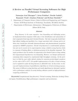 A Review on Parallel Virtual Screening Softwares for High Performance
  Computers
