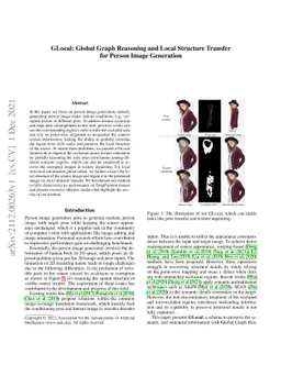 GLocal: Global Graph Reasoning and Local Structure Transfer for Person
  Image Generation