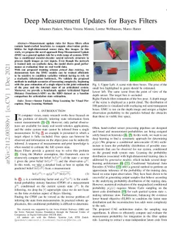 Deep Measurement Updates for Bayes Filters